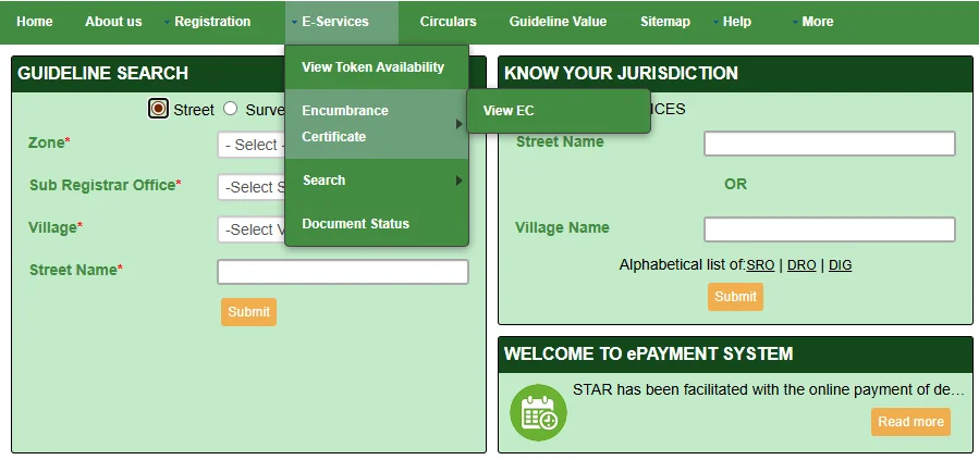 EC View Online Tamil Nadu