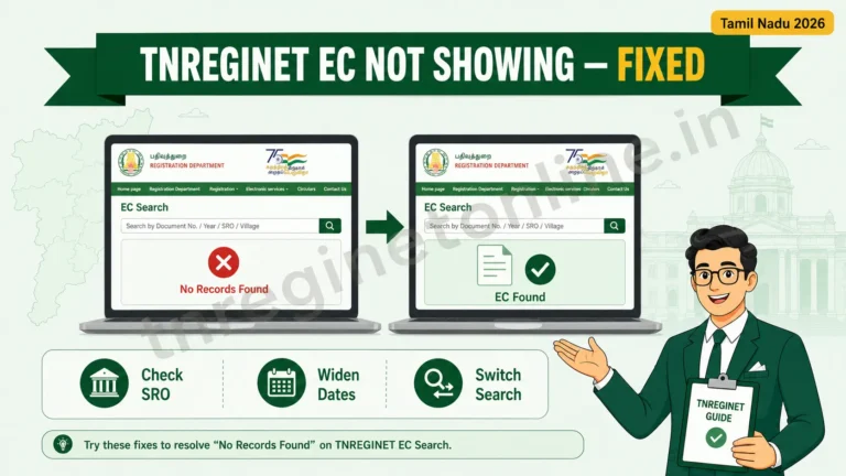 TNREGINET EC Not Showing 7 Proven Fixes for No Records Found (2026)