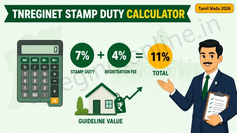 TNREGINET Stamp Duty Calculator Complete 2026 Charges Guide